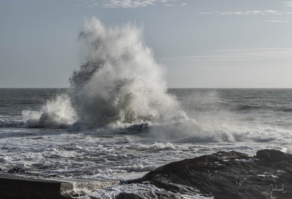 The force of Mother Nature, Les Sables d'Olonne, France