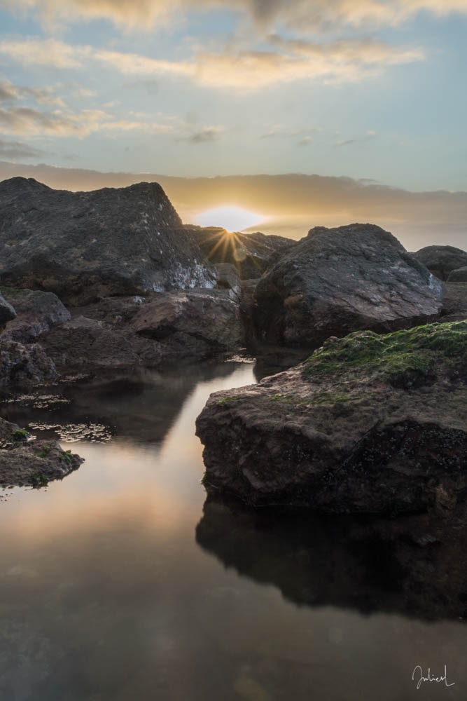 When low waters reveal another beach, Le Remblai, Les Sables d'Olonne, France
