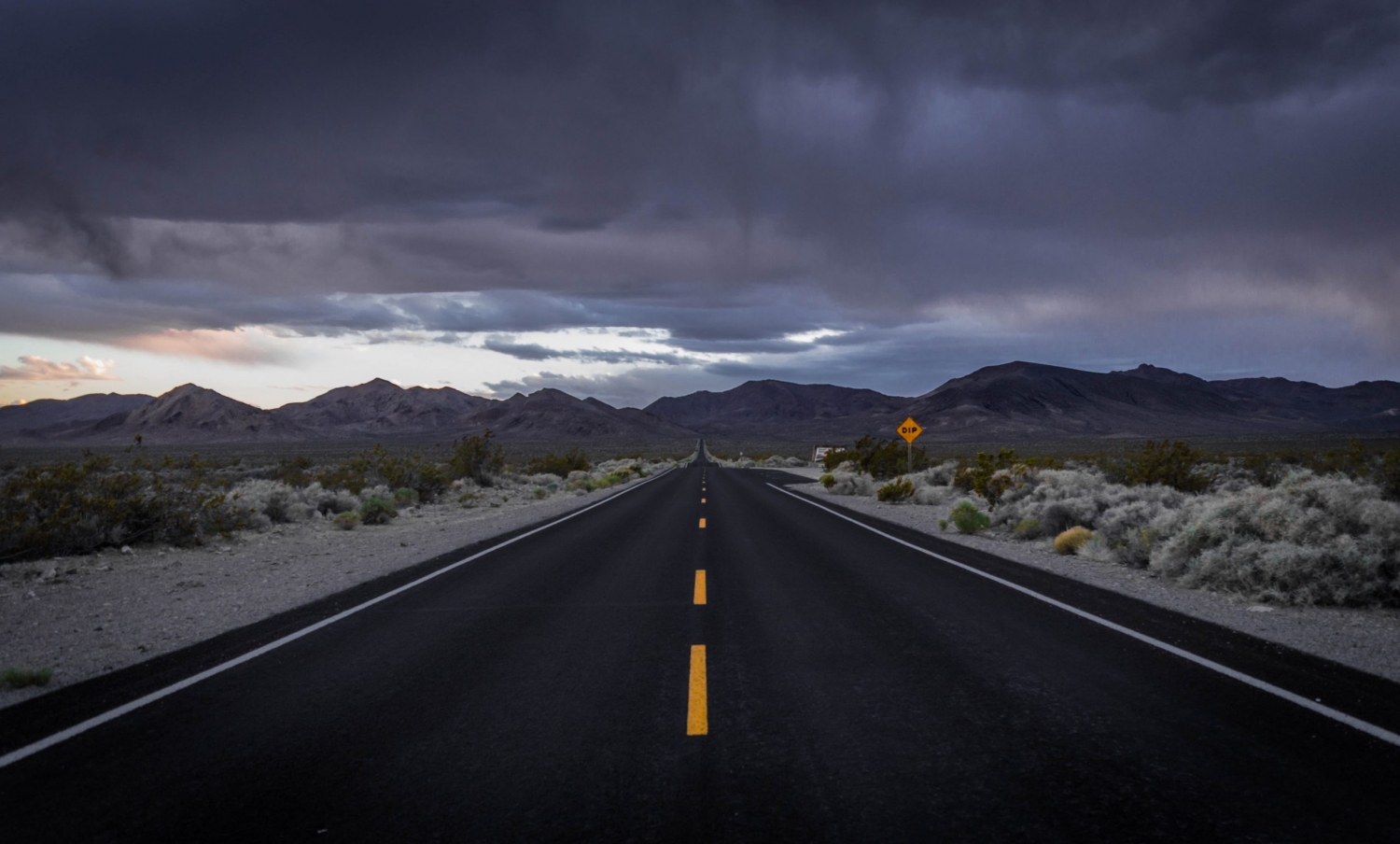 Down the road, Death Valley, USA