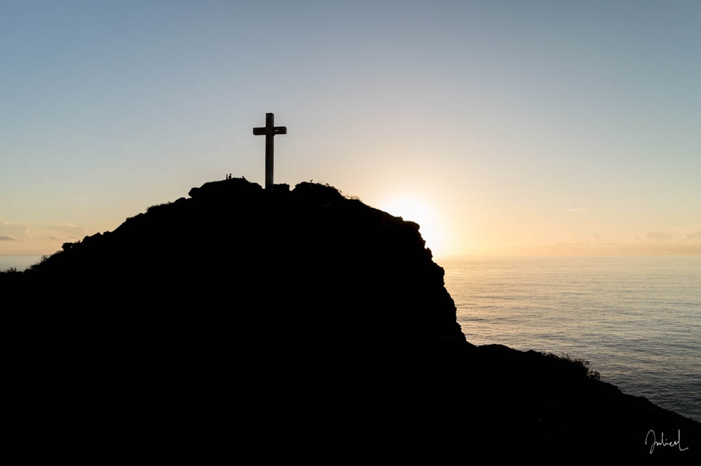 God welcoming a new day, Pointe des Chateaux, Guadeloupe