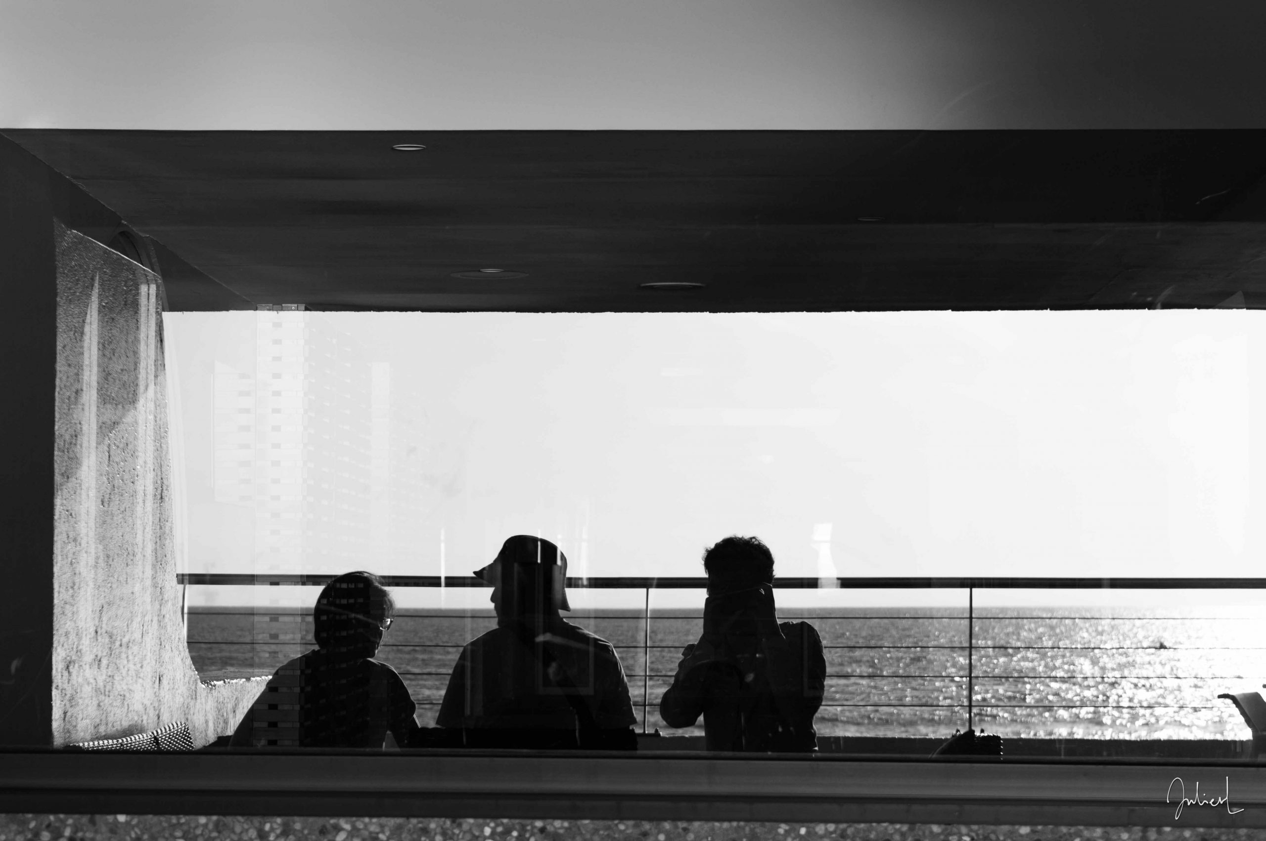 Catching the reflection of the moment, Anglet, France