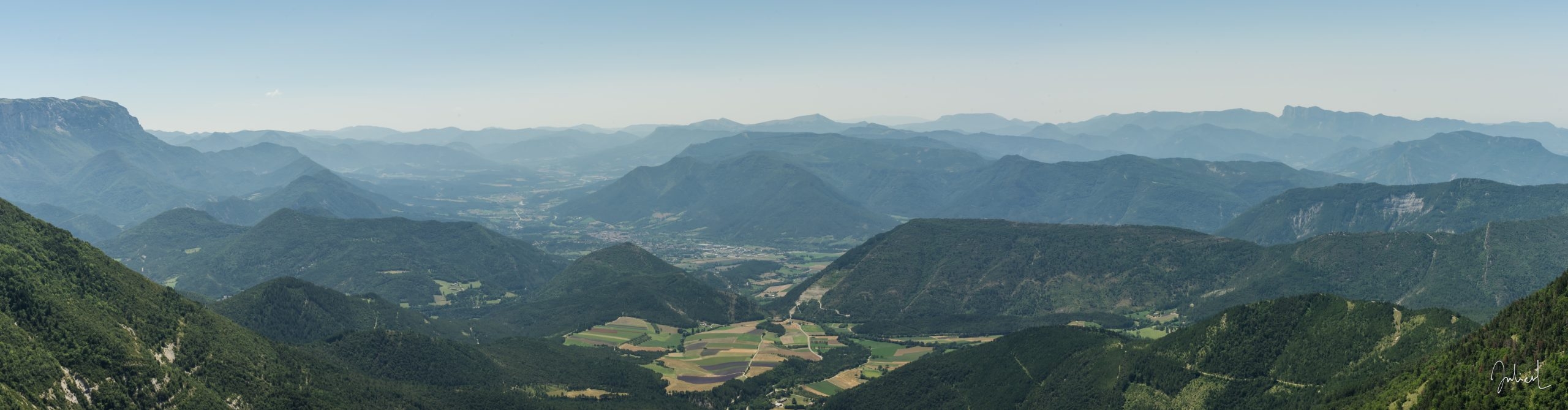 Panorama du plateau, Vercors, France